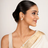 22k Gold Plated Ridhi Varga Pendant Set