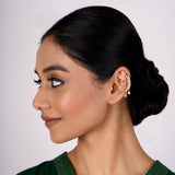 22k Gold Plated Jhilmil Bliss Earclips
