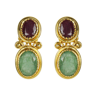 22k Gold Plated Varsha Aakarsha Earrings
