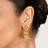 22k Gold Plated Kanaka Kavya Necklace Set