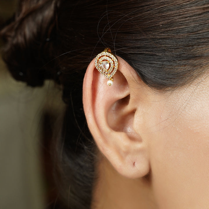 22k Gold Plated Tarika Pearla Earcuff