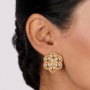 22k Gold Plated Nyra Hiya Earring