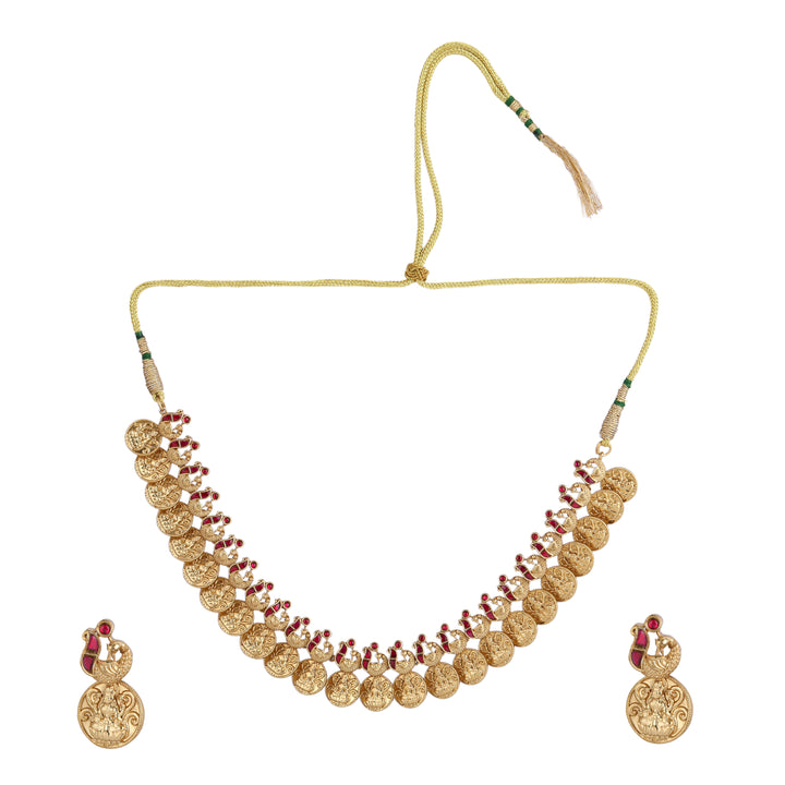 22k Gold Plated Kanchan Lajwanti Necklace Set