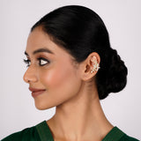 22k Gold Plated Jhilmil Muse Earclips