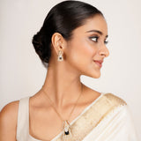 22k Gold Plated Ridhi Arka Pendant Set