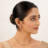 22k Gold Plated Gulnaar Mridul Necklace Set