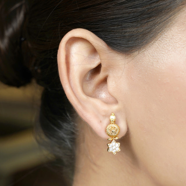 22k Gold Plated Suvarna Sopan Pendant