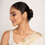 22k Gold Plated Kanaka Devina Necklace Set