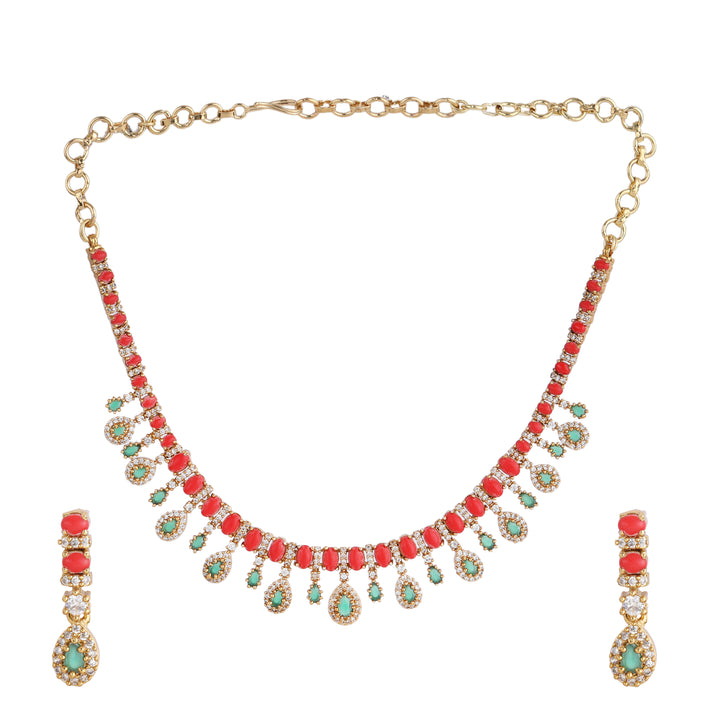 22k Gold Plated Kanchan Nirmala Necklace Set