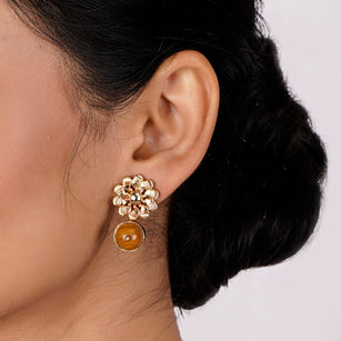 22k Gold Plated Nyra Samaira Earring
