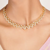 22k Gold Plated Zivara Hridaya Necklace Set