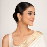 22k Gold Plated Ridhi Valaya Pendant Set