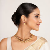 22k Gold Plated Kanaka Harita Necklace Set