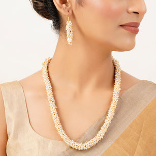 22k Gold Plated Sunheri Rajsi Necklace Set