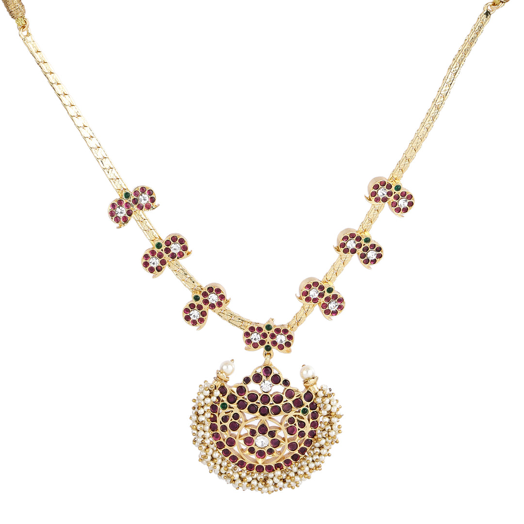 22k Gold Plated Kanchan Somalata Necklace