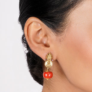 22k Gold Plated Nyra Ziva Earring