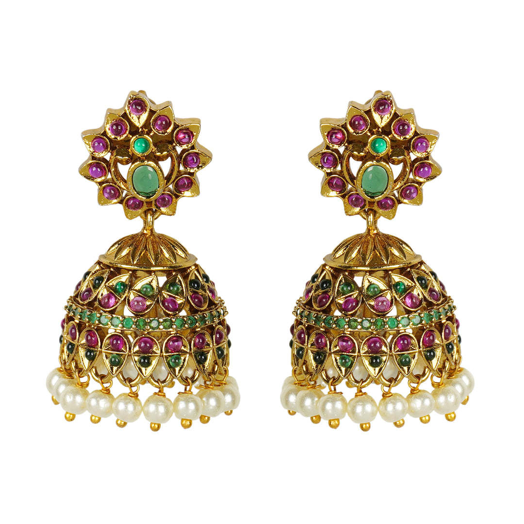 22k Gold Plated Varsha Aaratrika Earrings