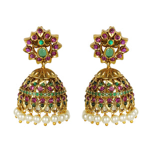 22k Gold Plated Varsha Aaratrika Earrings