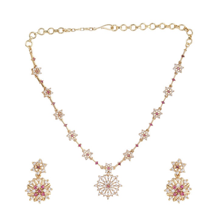 22k Gold Plated Kanchan Taravali Necklace Set