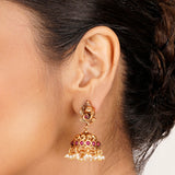 22k Gold Plated Kanaka Urmi Necklace Set