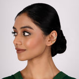 22k Gold Plated Jhilmil Noir Earclips
