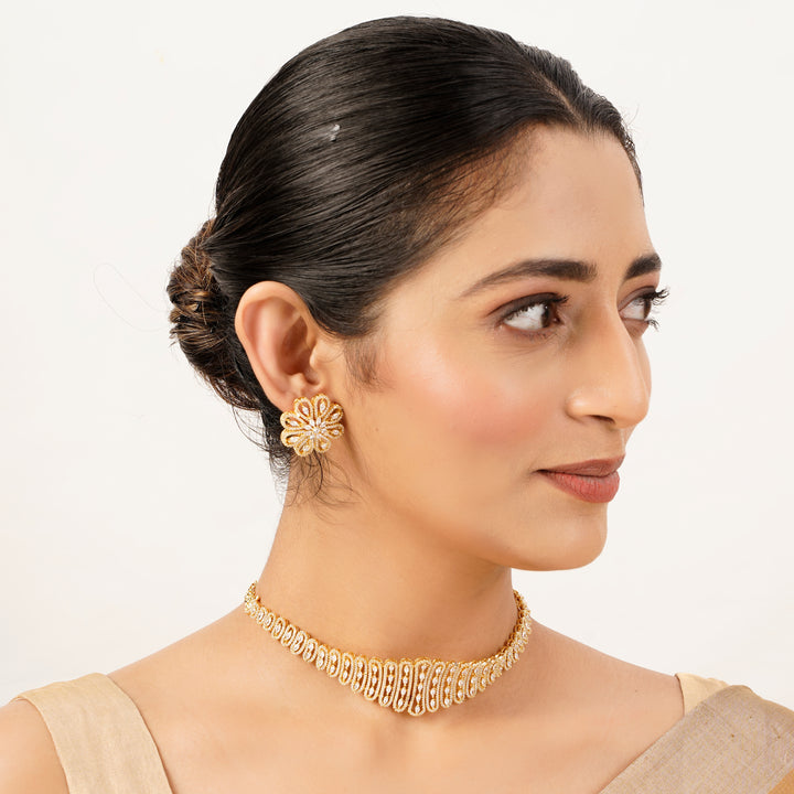 22k Gold Plated Gulnaar Rajsi Necklace Set