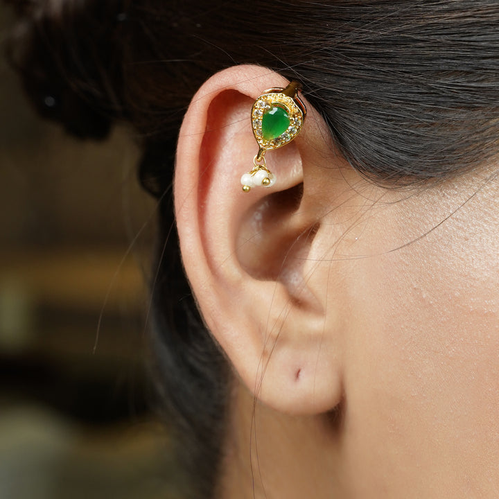 22k Gold Plated Tarika Arka Earcuff