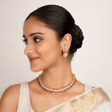 22k Gold Plated Kanaka Riyana Necklace Set