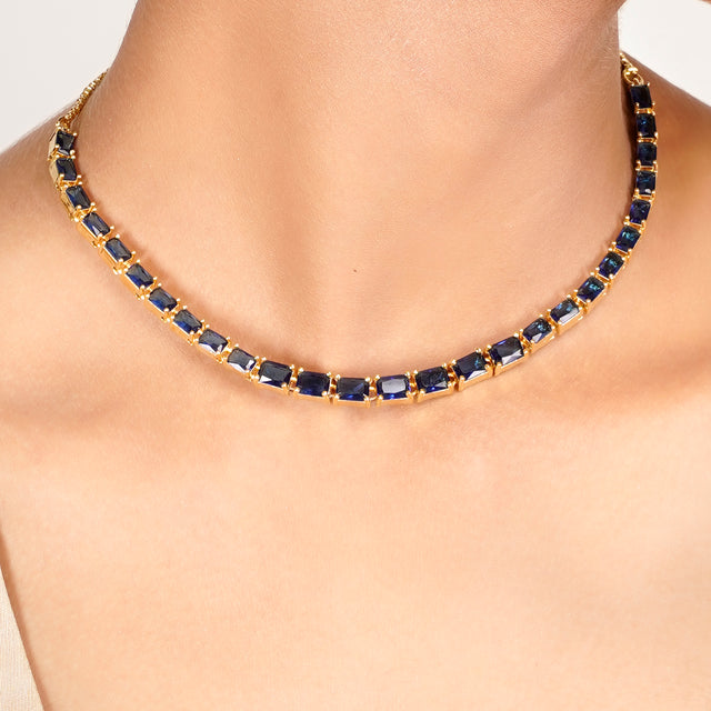 22k Gold Plated Zivara Neelraaj Necklace Set