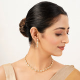 22k Gold Plated Gulnaar Tarang Necklace Set