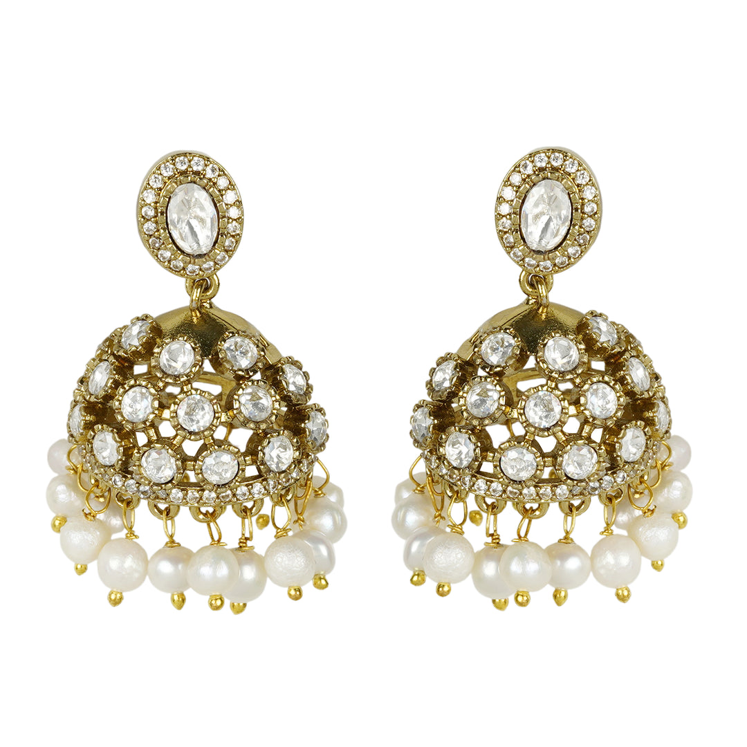 22k Gold Plated Varsha Adrija Earrings