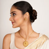 22k Gold Plated Kanaka Quisha Necklace Set
