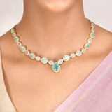 22k Gold Plated Zivara Aureya Necklace Set