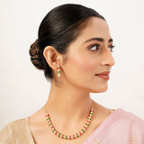 22k Gold Plated Gulnaar Haar Necklace Set