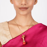 22k Gold Plated Ishvara Shakti Pendant