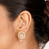 22k Gold Plated Ridhi Mandala Pendant Set