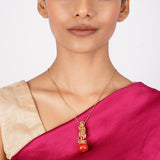 22k Gold Plated Ishvara Dhyan Pendant