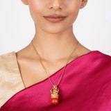 22k Gold Plated Ishvara Karma Pendant