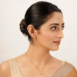 22k Gold Plated Gulnaar Shree Pendant Set