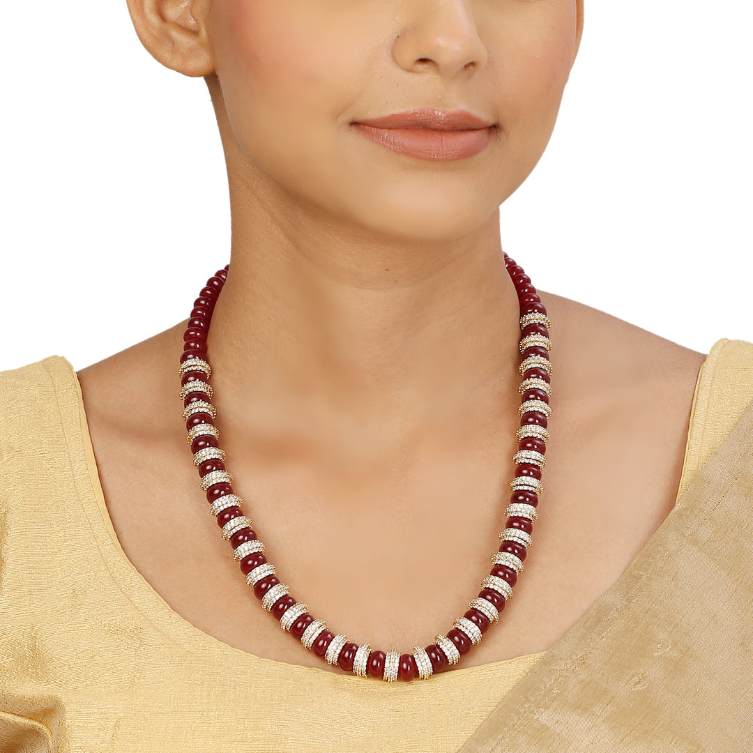 22k Gold Plated Sampada Abhijita Necklace