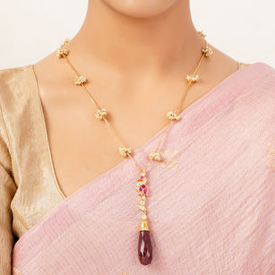 22k Gold Plated Sunheri Tilottama Necklace