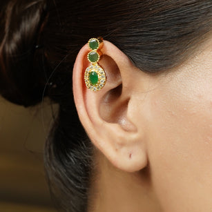 22k Gold Plated Tarika Vrinda Earcuff