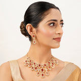 22k Gold Plated Gulnaar Riwaaz Necklace Set
