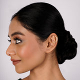 22k Gold Plated Jhilmil Opal Earclips