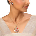 22k Gold Plated Sundari Bhargavi Pendant Set