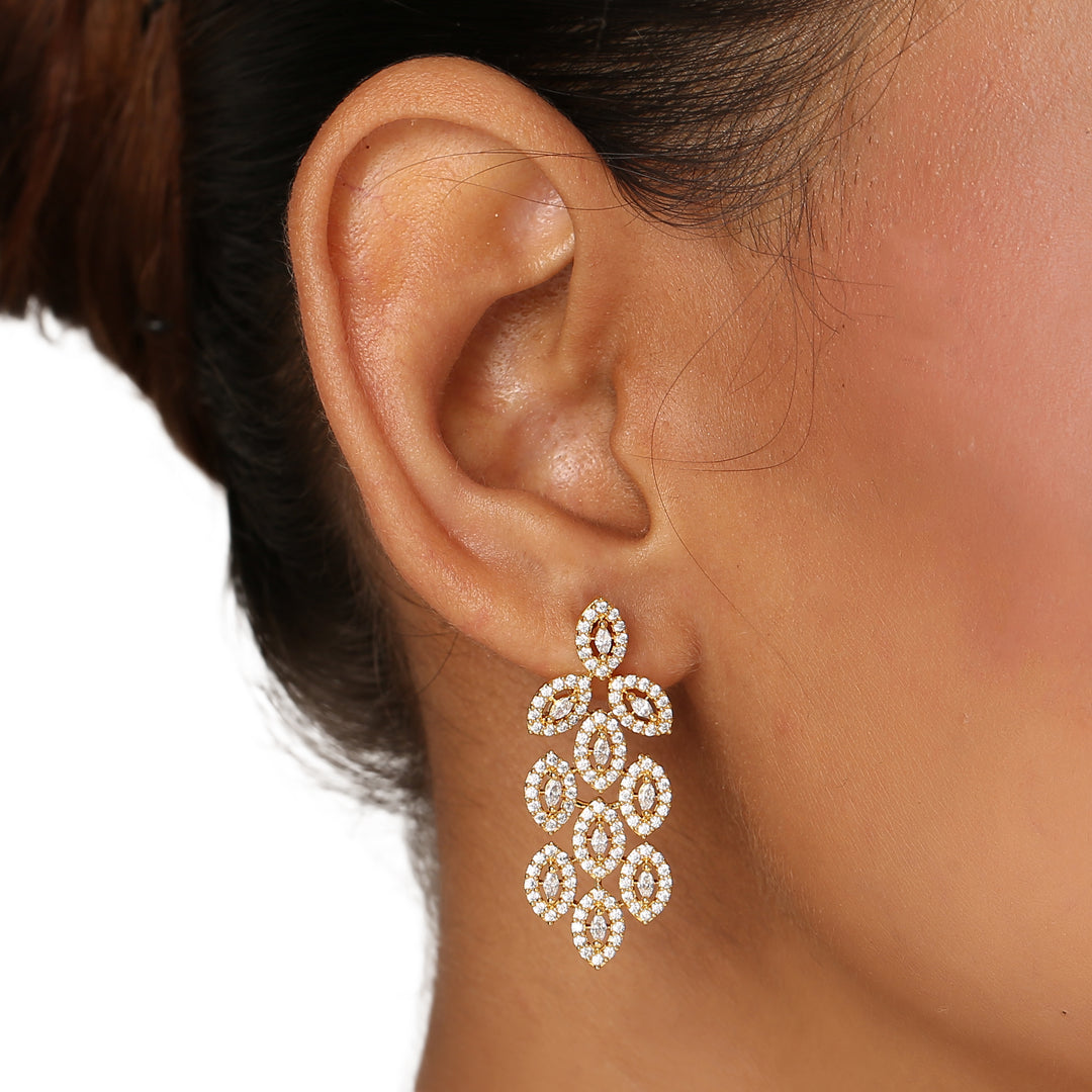 22k Gold Plated Sundari Padmini Necklace Set