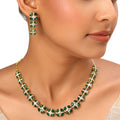 22k Gold Plated Sundari Shivani Necklace Set
