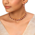 22k Gold Plated Sundari Tilottama Necklace Set