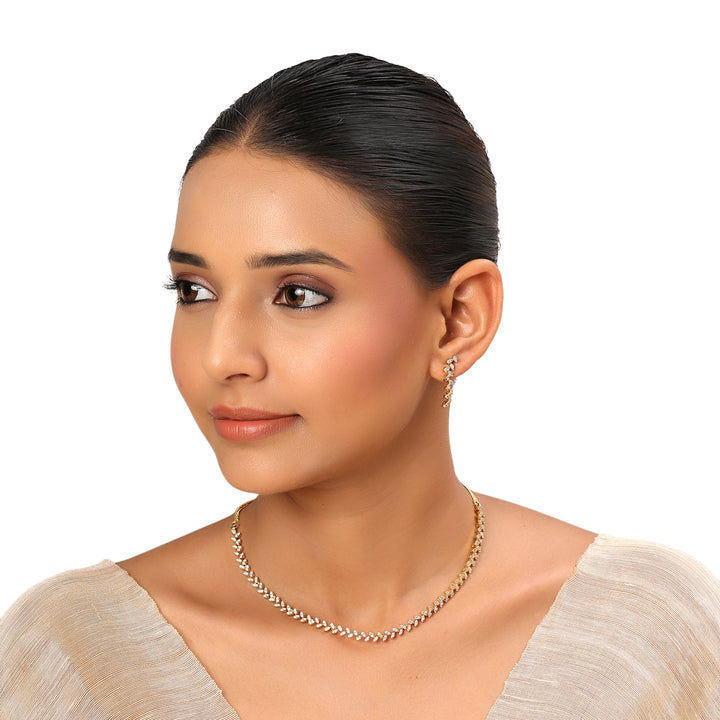 22k Gold Plated Sundari Yamini Necklace Set