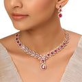 22k Gold Plated Sundari Yauvani Necklace Set
